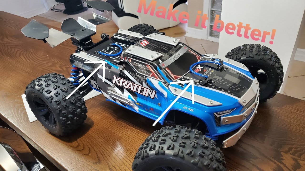 Arrma Kraton 6s V5 Custom upgrade. Simple solution for body