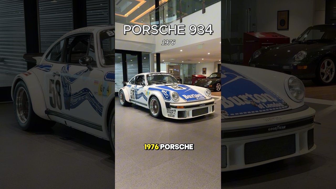 The iconic 1976 Porsche 934, class-winner of the 1977 24 hours of