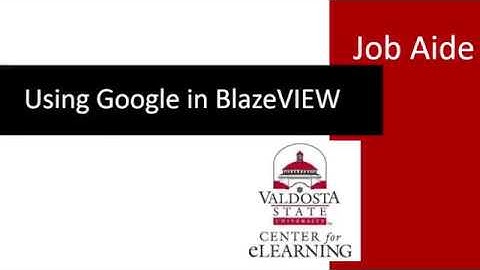Using Google Slides in BlazeVIEW