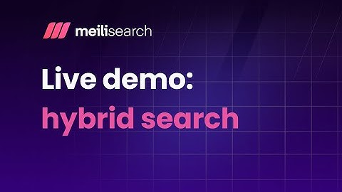 V1.7. - Hybrid search demo