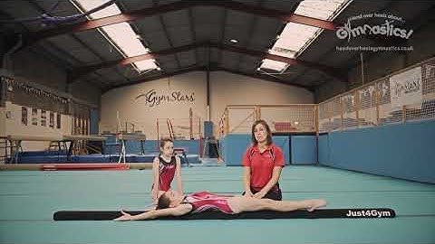 Head Over Heels Gymnastics Tutorials, Learn a Gymnastics Bridge on the Beam. (Full HD)