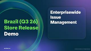 Details Enterprise Wide Issue Management: What's new in Q3 26 News