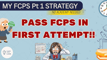FCPS pt 1 - Ultimate Prep guide + High Yeild Strategy | Pass in First Attempt | Resources for FCPS