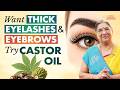 Castor Oil for Eyelash Growth & Eyebrow Growth | Best Result in 14 Days | Dr Hansaji