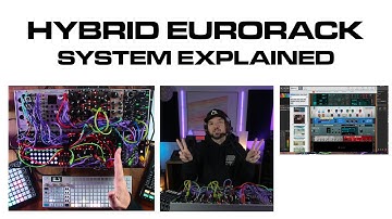 My current hybrid eurorack system for techno live performance using Reason, Bitwig, and ES-9