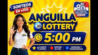 Sorteo Loteria Anguila Lottery 5 pm VIVO de hoy 21 de junio 2026 #loteriasenvivo