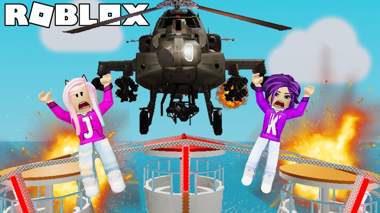 Survive The Attack Helicopter Roblox Heli Rush Youtube - heli roblox