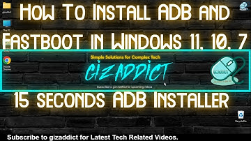 How to Install adb and Fastboot in Windows 11/10/8/7 | Install adb Easy Way | 15 Sec adb Installer