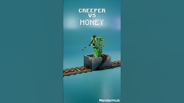 Minecraft Creeper vs Fluid Simulations in Blender
