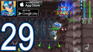 MEGAMAN X DiVE Mobile iOS Android Walkthrough - Part 29 - Jakob Orbital Elevator Hard
