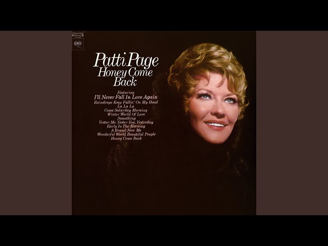 PATTI PAGE - HONEY COME BACK