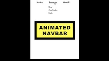 Easy HTML And CSS Animated Navigation Bar With Dropdown Menu By Calc-Size()