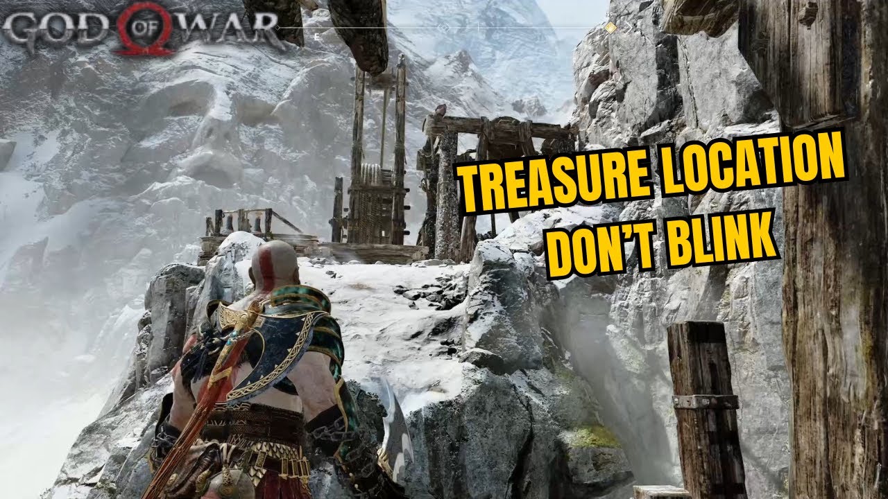 GOD OF WAR TREASURE MAP - DON'T BLINK DIG SPOT LOCATION - YouTube