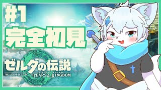 【ゼルダの伝説ティアーズオブザキングダム】完全初見プレイ！再びハイラル、そして大空へ！！ #1【ケモノVtuber】