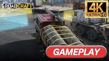 RoadCraft – Map 4: Sunken (Part 1) | Off-Road Begins | 4K No Commentary