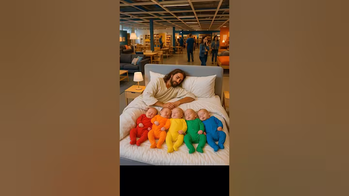 Jesus and Babies 🛏️👶🌟 Run from Bed to Bed in Rainbow Dreamland