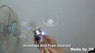 Homemade Wind Power Generator