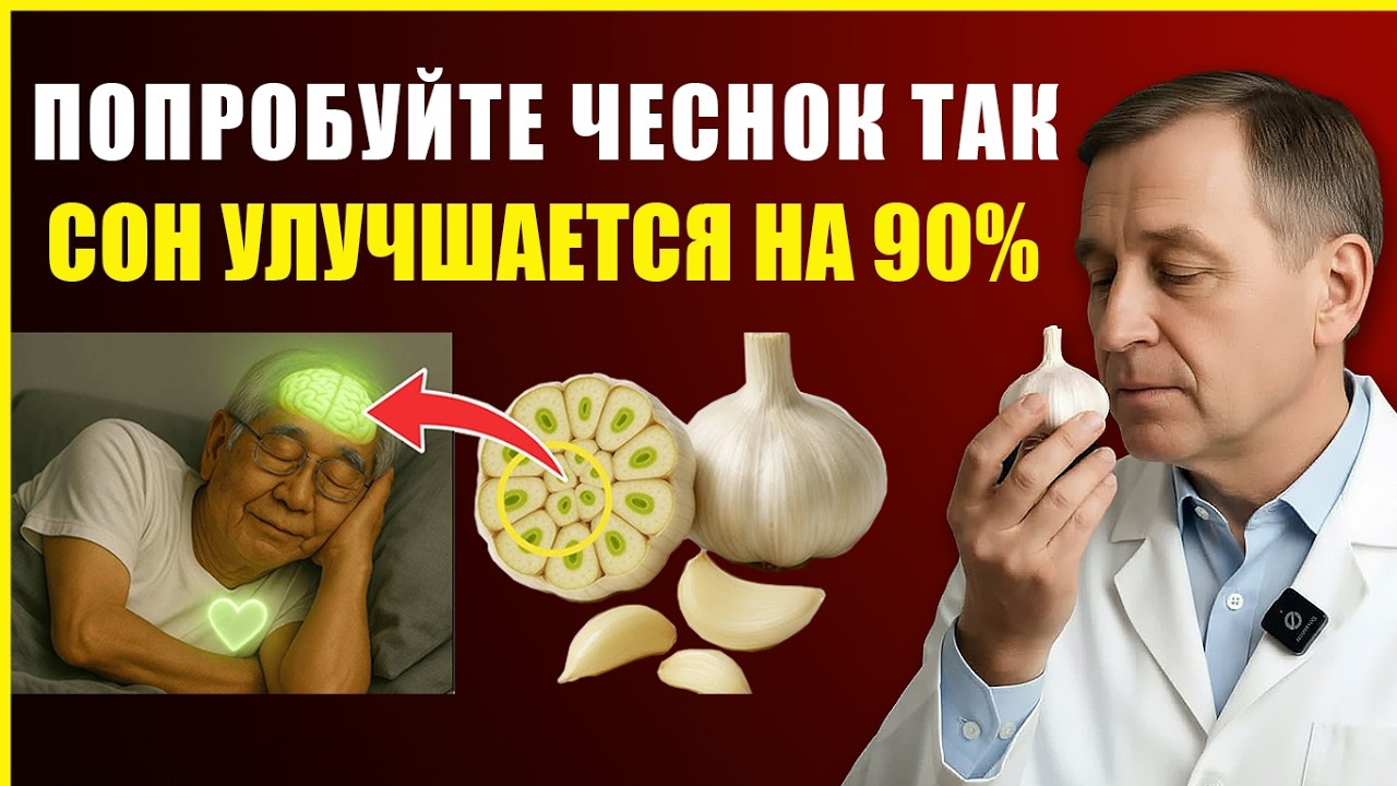 Японский старейший врач: Не можете уснуть ночью? Используйте ЧЕСНОК для глубокого сна за 3 ночи