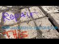 How to repair cracked concrete patio pathway floor idea fix that instructions￼