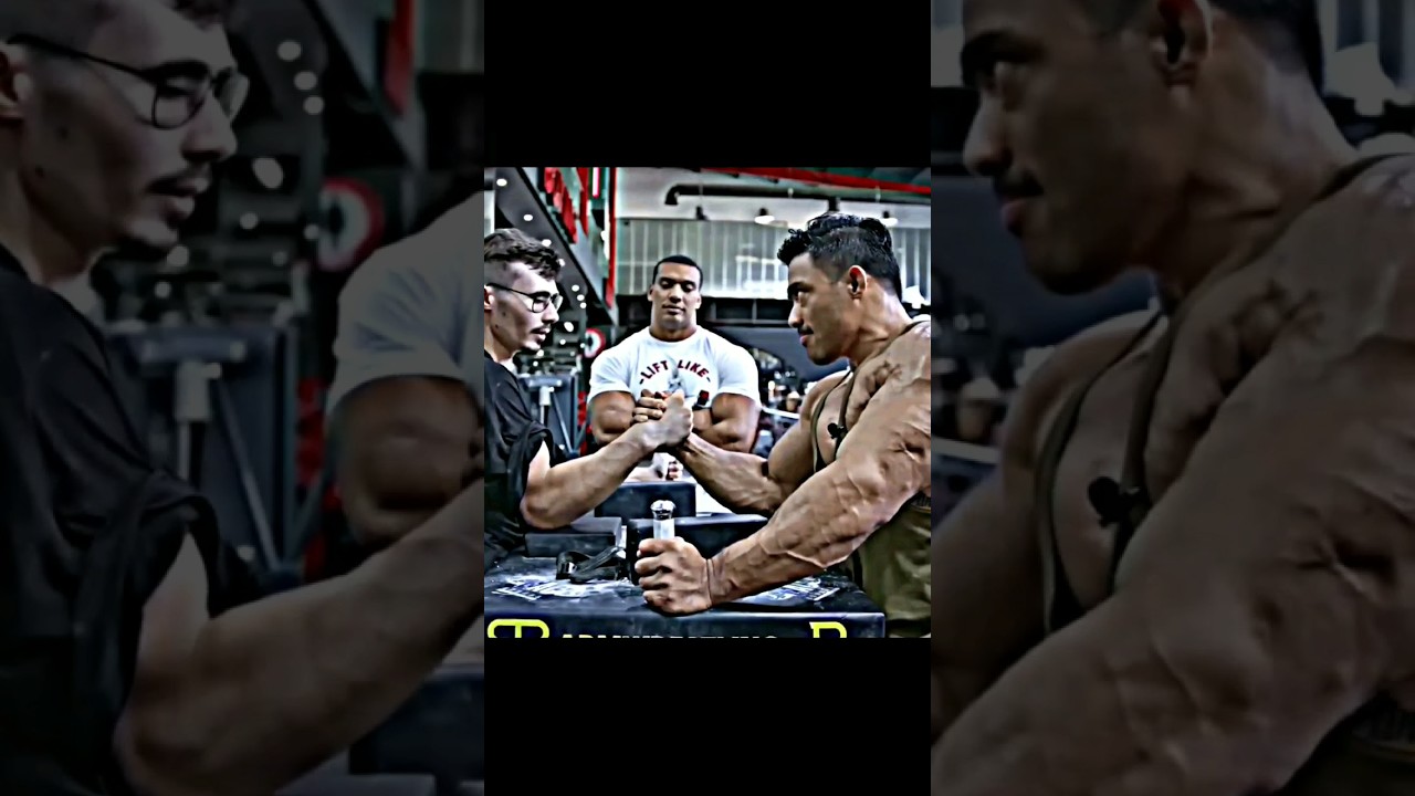 Normal guy won biggest bodybuilder 😱 #armwrestling #training #viral #shorts
