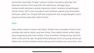 Pertemuan 2 - Object Oriented Programing