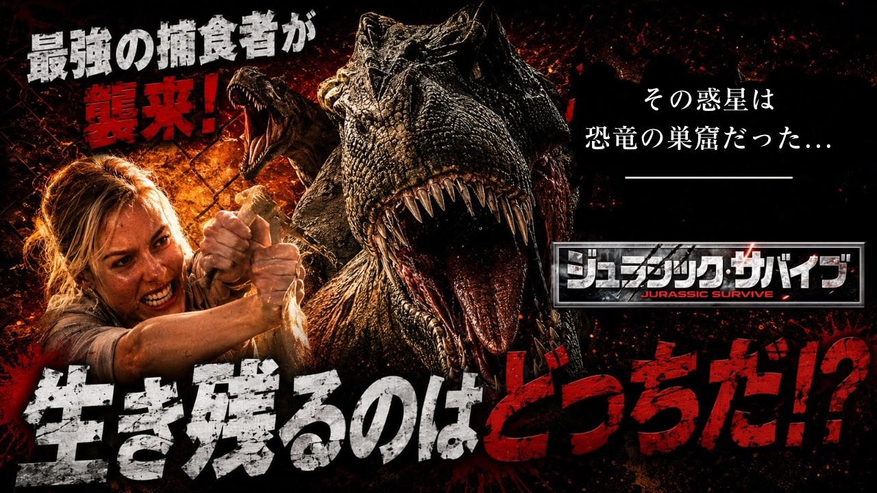 【無料映画】ジュラシック・サバイブ 宇宙船に放たれたのは、“恐竜”だった——。生き残りをかけたSFパニック！