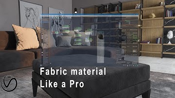tutorial 3ds max and VRay, fabric material for beginners like pro