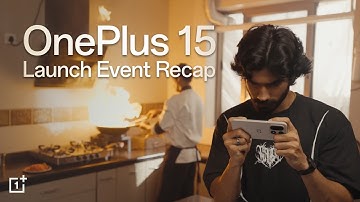 Quick Catch Up | OnePlus 15 Launch Event Highlights