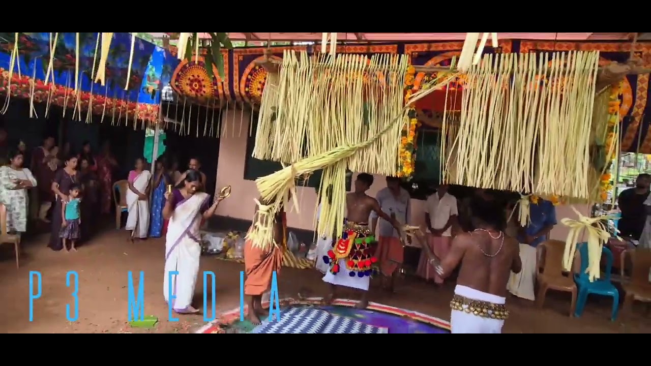 കളംപാട്ട് മഹോത്സവം കീരിയാട്ടിൽ വിഷ്ണുമായ ക്ഷേത്രം തോളൂർ തൃശൂർ 