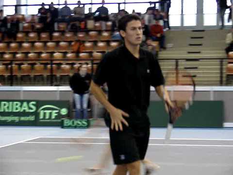 Attila Balazs vs Grigor Dimitrov 2009 Davis Cup 4t...