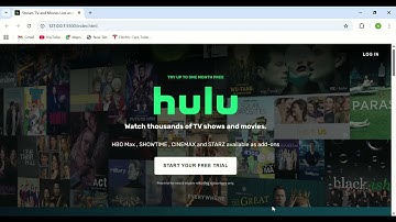 hulu webpage clone