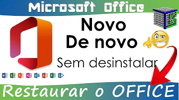 Como reparar o produto Office?
