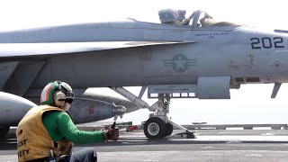 USS Abraham Lincoln Conducts Air Demonstrations in the Yellow Sea