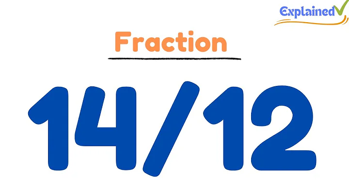 How to Simplify the Fraction 14/12 (and write as a mixed-number)