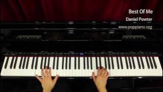♫ Best Of Me - Daniel Powter (piano) instrumental / play by ear