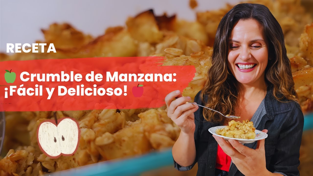 Быстрый и простой яблочный крамбл | Конни Ачурра