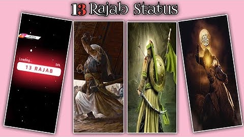 Ali Ali Ali🔥Status | Hazrat Ali 🐯 Trending Status 13 Rajab 2023