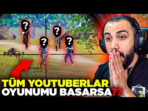 YOUTUBERLAR AYNI MAÇA GELİRSE?? 😮 BAYRAM ŞEKERİ TADINDA OYUN! | PUBG Mobile