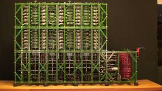 Meccano model of Babbage's Difference Engine No 2