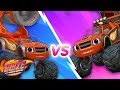 Snow Cannon Blaze vs. Grappling Hook Blaze Video Game #6 | Blaze and the Monster Machines