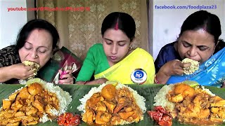 CHICKEN RICE EATING CHALLENGE LUNCH FOOD EATING COMPETITION MANGSHO BHAT CHUTNEY KHOWAR PROTIJOGITA