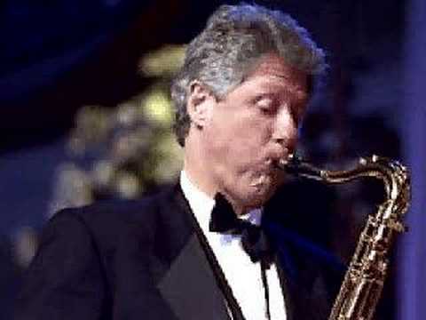 Bill Clinton Plays The Sax Youtube