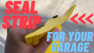 How To Install This Garage Threshold Seal Strip