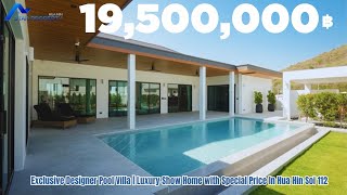 [EP163]🎥(19.5MB)Exclusive Designer Villa | Luxury Show Home with Special Price In Hua Hin Soi 112
