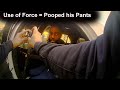 Man Poops his Pants During Arrest