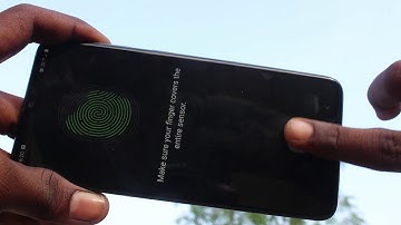 How to add in-display fingerprint in Samsung Galaxy A70s