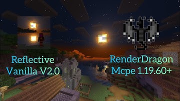 Reflective Vanilla RD V2.0 For Mcpe 1.19.60+ Support android Ram 2gb+ #mcpe #renderdragonshaders