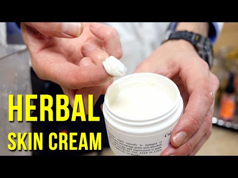 TUTORIAL - Learn how to make a Natural Herbal Skin Cream