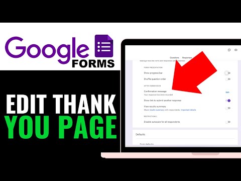 How to Edit Google Form Thank You Page 2025 (QUICK GUIDE)