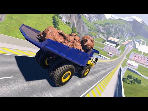 Big High Speed Jumps with Sport Cars & Crashes #32 - BeamNG Drive